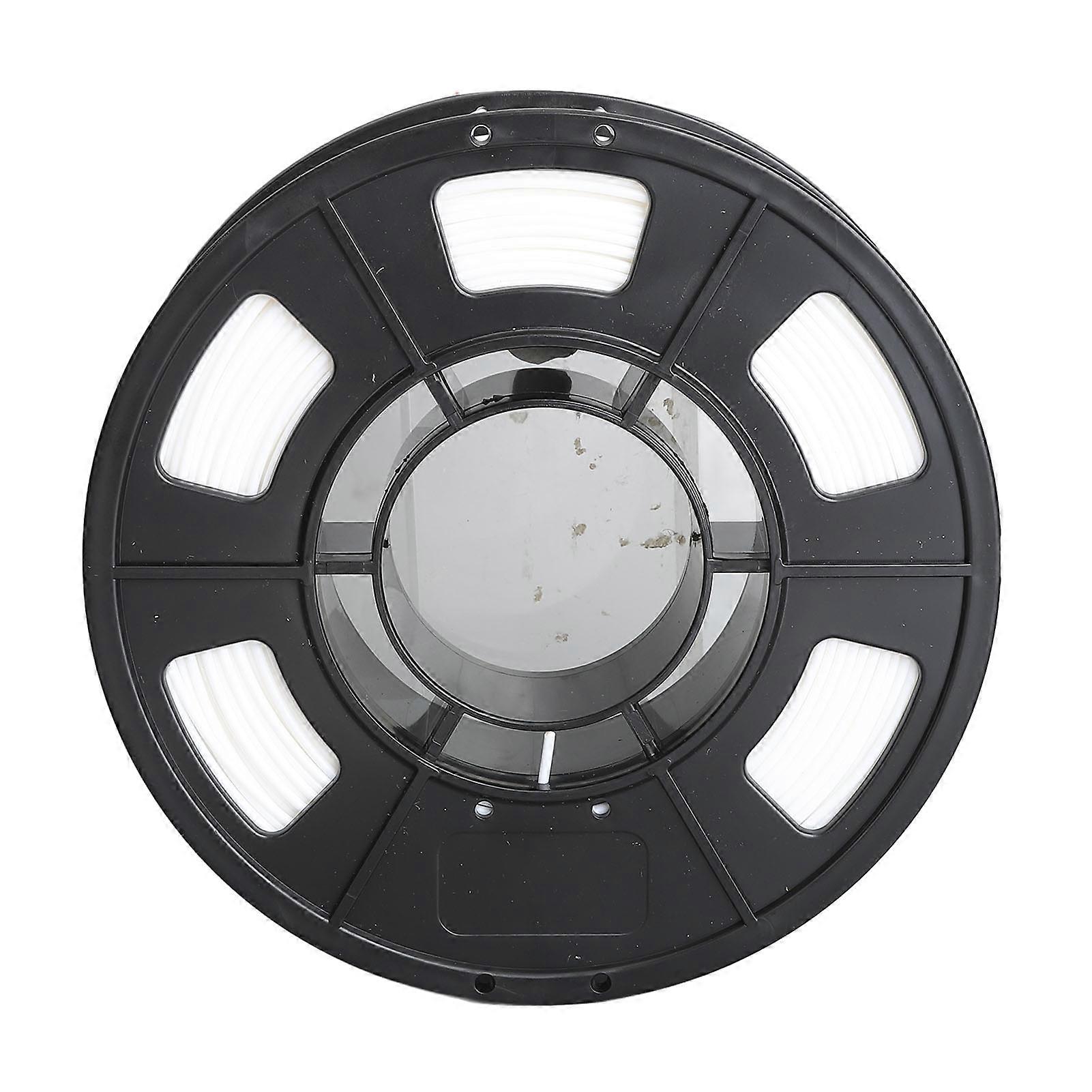 3D Printer Filament White 1.75mm 8.8oz Net Weight 180 to 210 Celsius PLA Filament for 3D Printing Refilling Replacement A-B