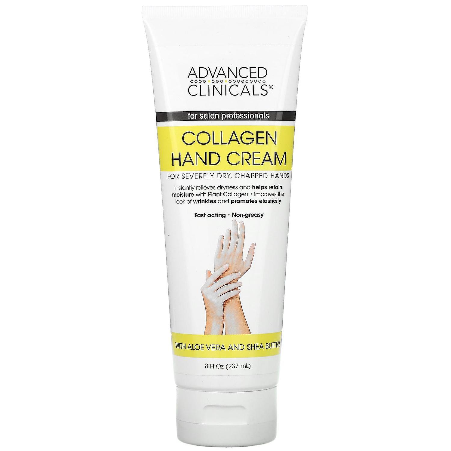 Advanced Clinicals, Collagen Hand Cream, 8 fl oz (237 ml)