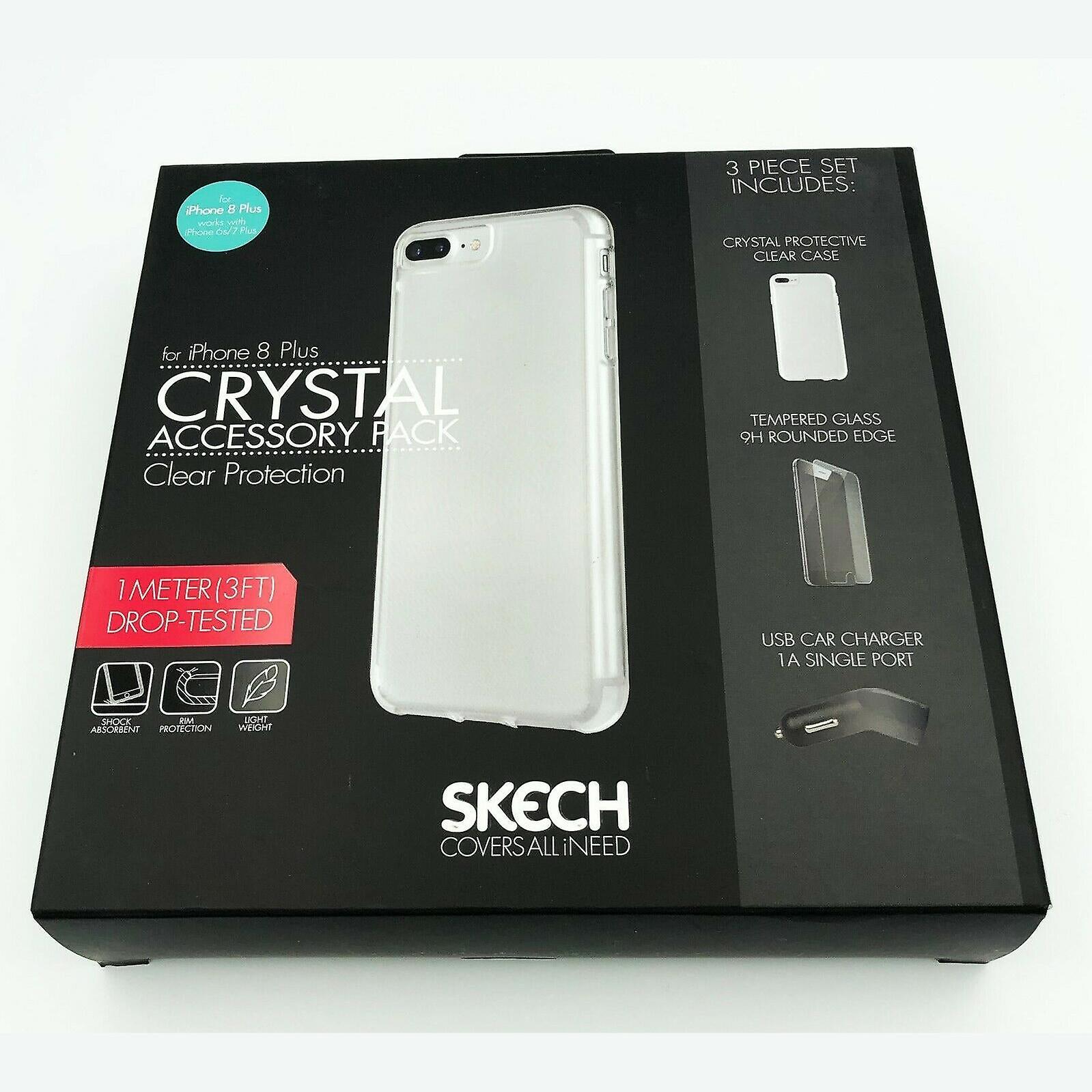 Skech Crystal Protective Cover Accessory Pack For Iphone 8 Plus/7plus/6s Plus