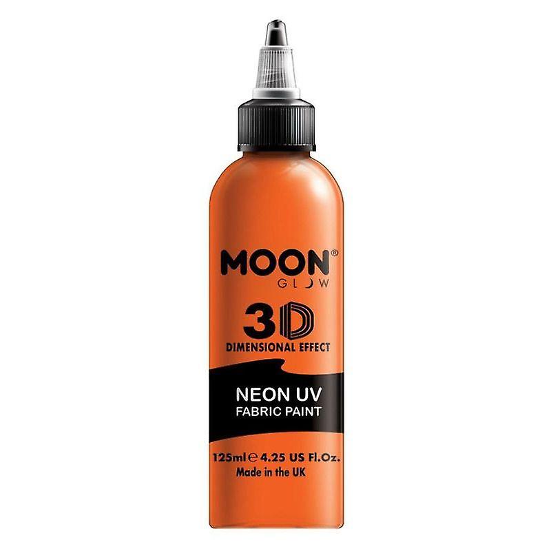 Moon Glow Neon Uv Intense Fabric Paint Orange.