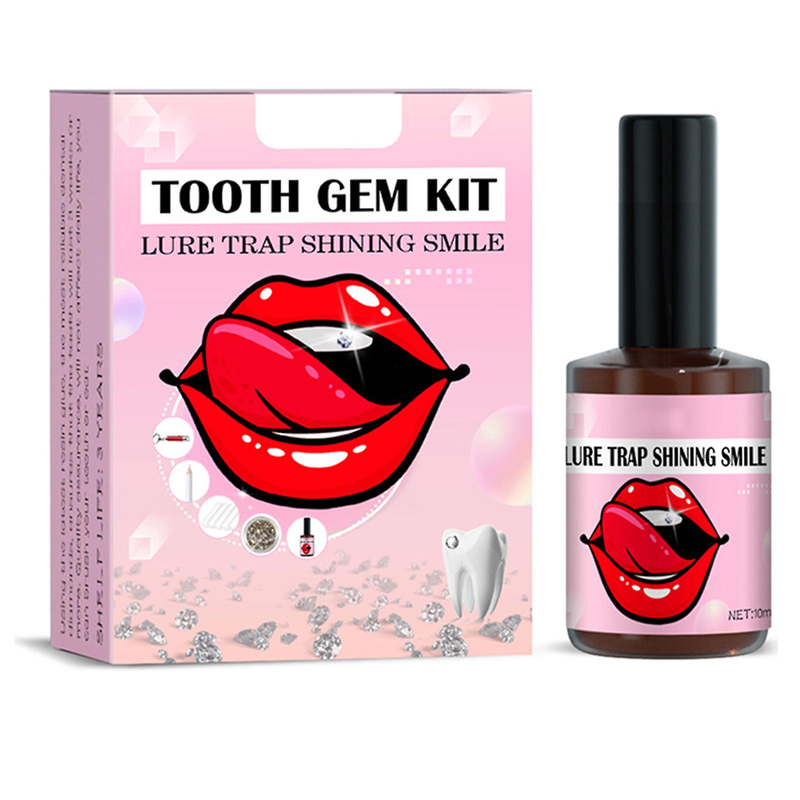 Tooth Gems Kit Removable Personalized Teeth Decoration for Women Girls