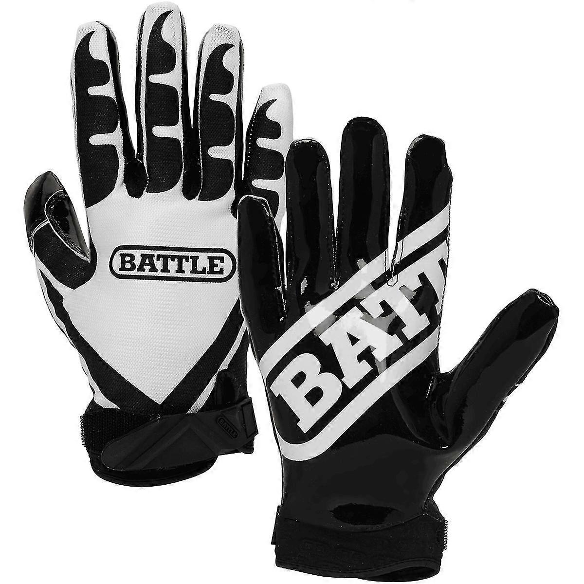 Battle Sports Receivers Ultra-Stick Γάντια Ποδοσφαίρου - Μαύρο/Λευκό