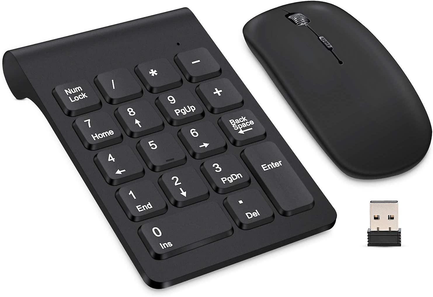Portable Silent 18 Keys Wireless Numeric Keypad