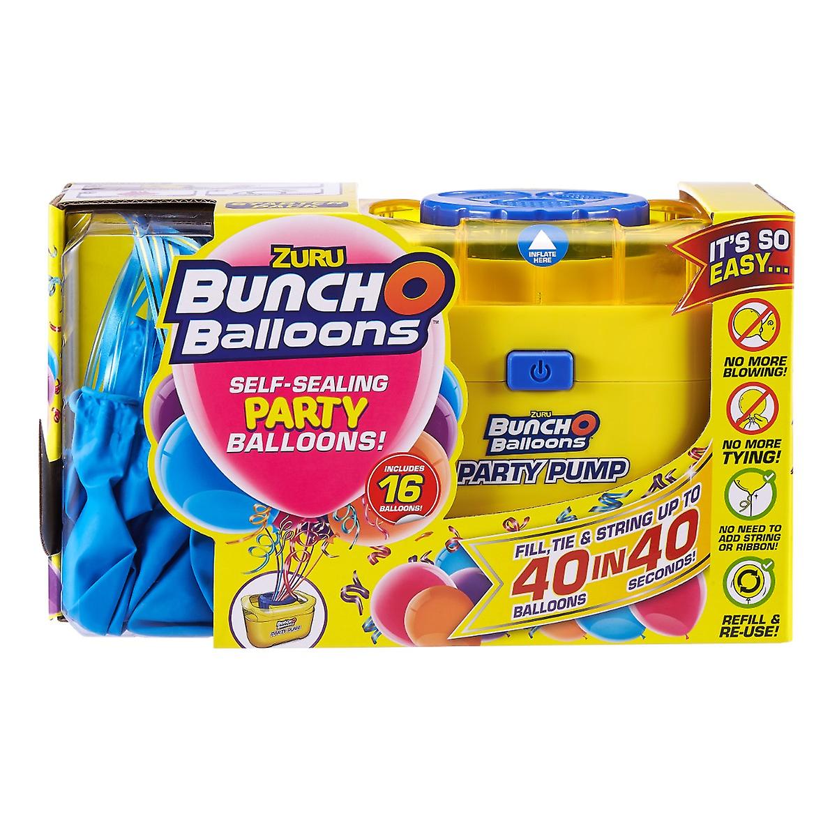 Bunch O Balloons Kit - 16 Blue Balloon With Pomp