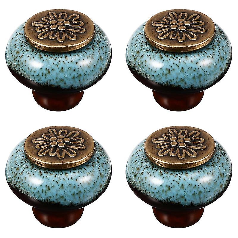 4pcs Cabinet Round Knobs
