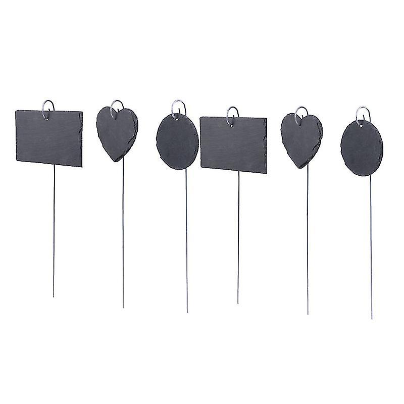 6pcs Plastic Garden Plant Tags