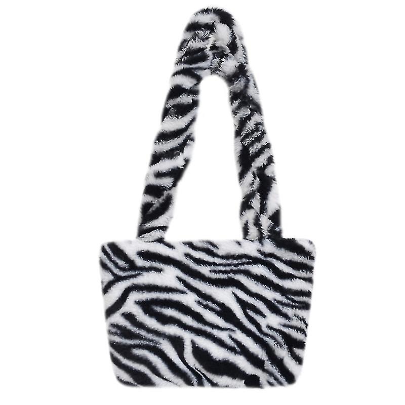 Plush + Polyester Storage Pouch For Women