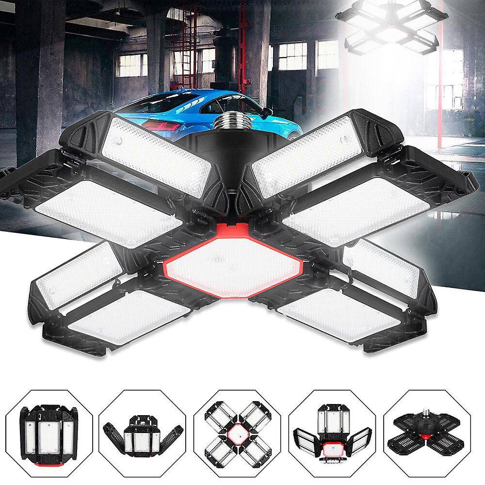 350W E27 Led Garage Light Deformable Adjustable Workshop Ceiling Lamp High Bay Light