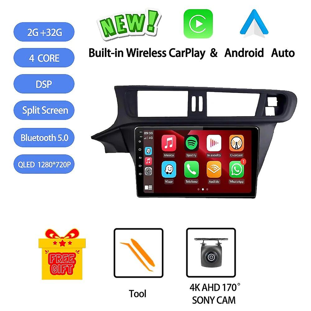 Android 13 For Citroen C-c3-xr Car Radio Stereo Multimedia Video Player Navigation Gps Wireless Carplay Head Unit Qled Dsp Bt
