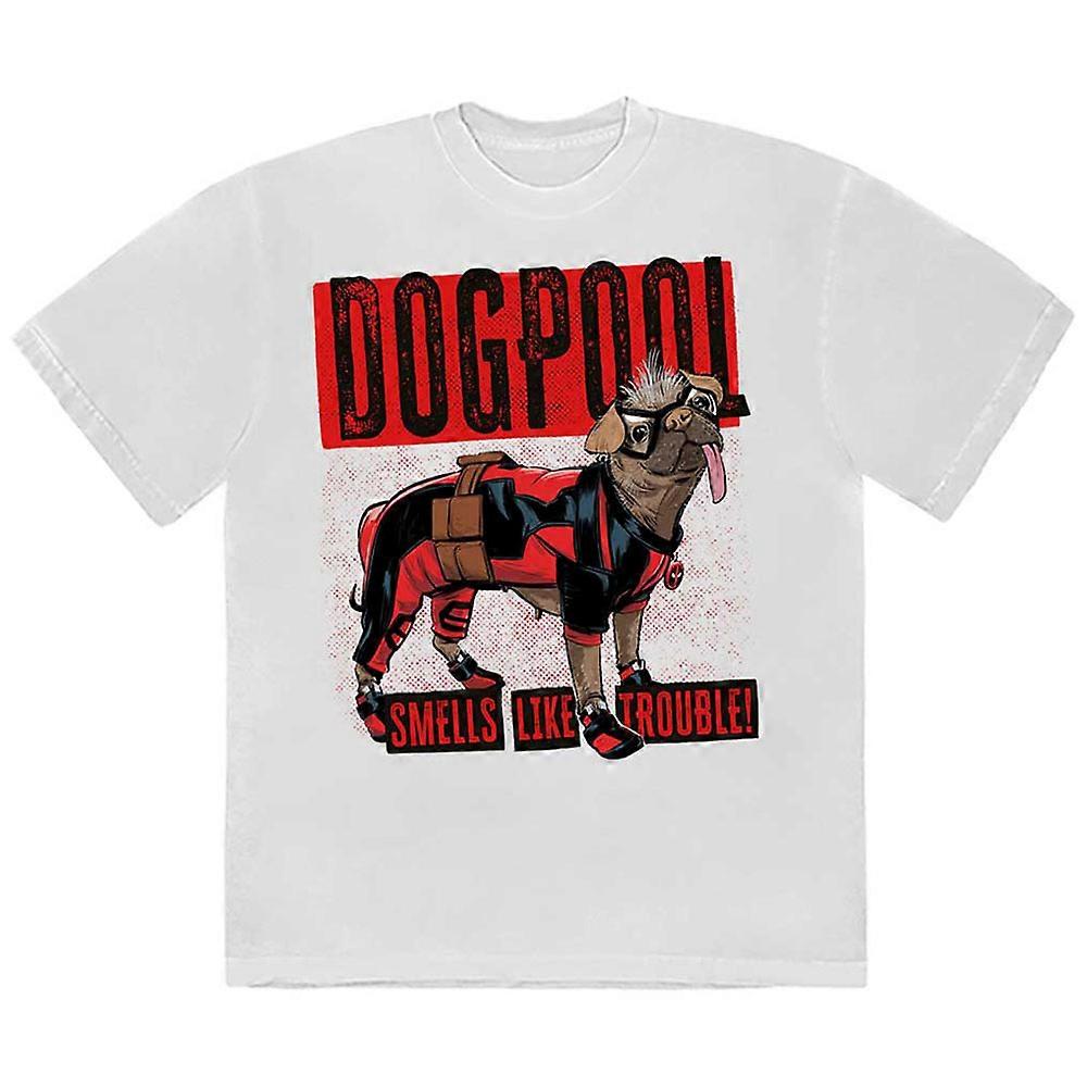 Deadpool Dogpool Smells Like Trouble T Shirt