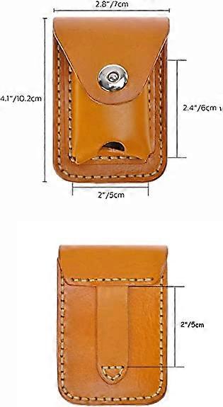 Zippo Super Match Small Genuine Leather Handmade Cigarette Case for Men