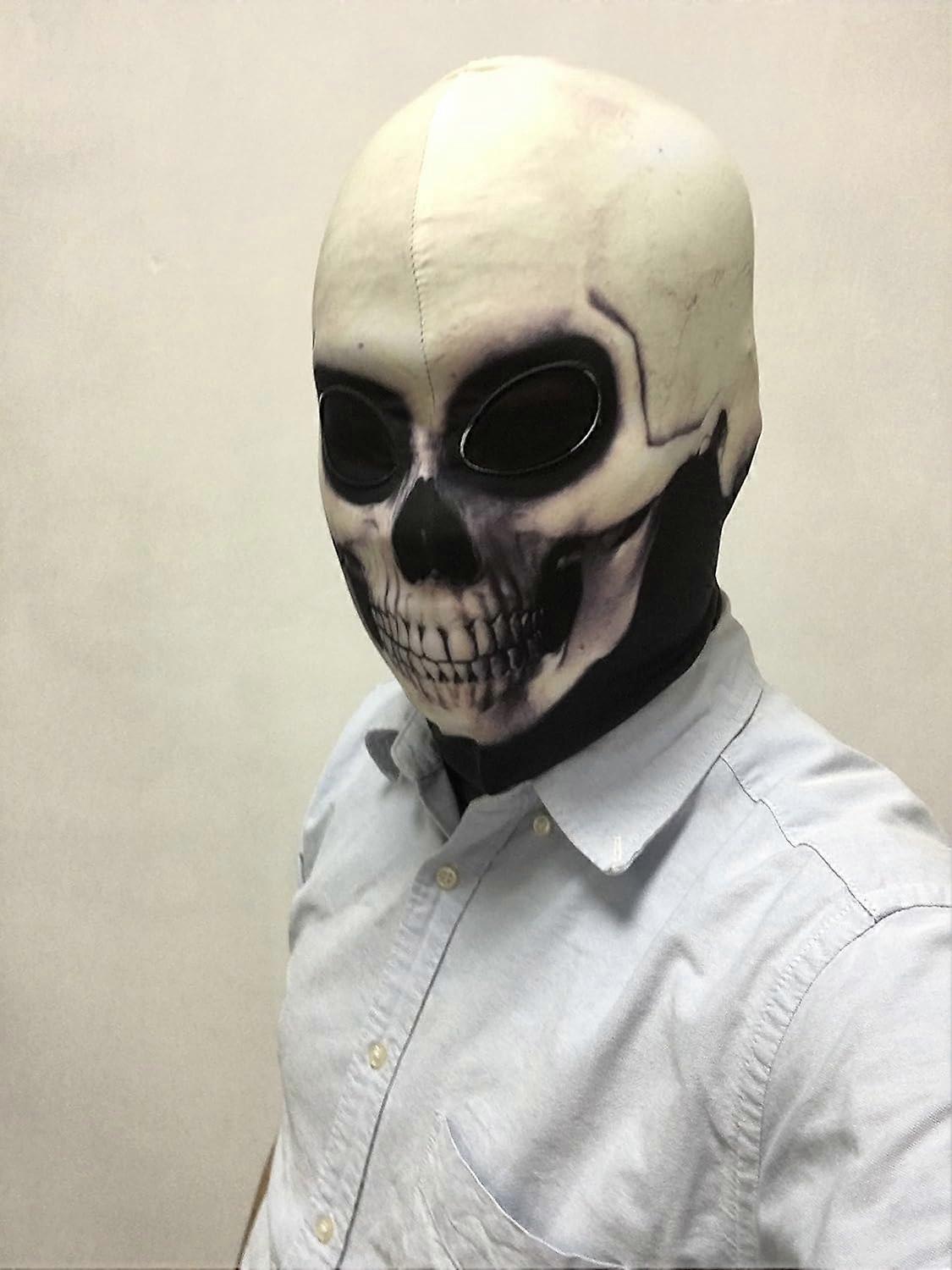 TACTICAL BALACLAVA SKELETON Ghost Skull Full Face Mask Windproof Ski