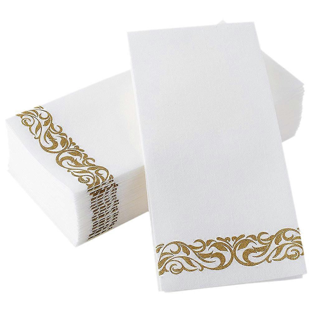 25 Pcs Serviettes Jetables Mouchoirs Hôtel Serviettes Pliable Serviette De Table De Fête Serviettes De Banquet Serviettes