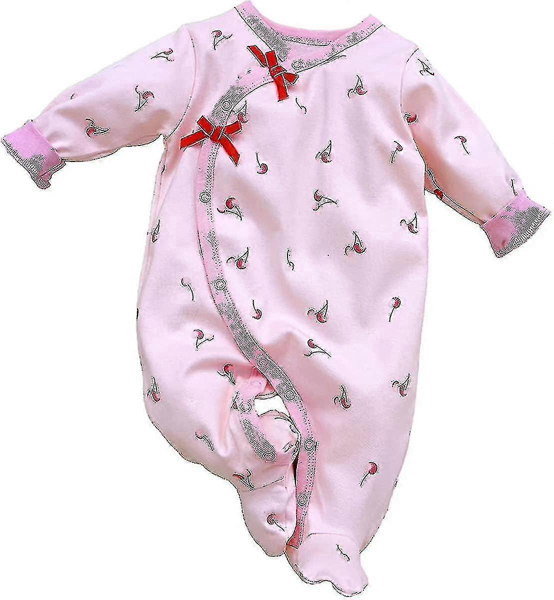 Bébé Fille Garçon Onesie Coton Nouveau-né Tenue Bodysuit Jumpsuit Long Eeve Romper