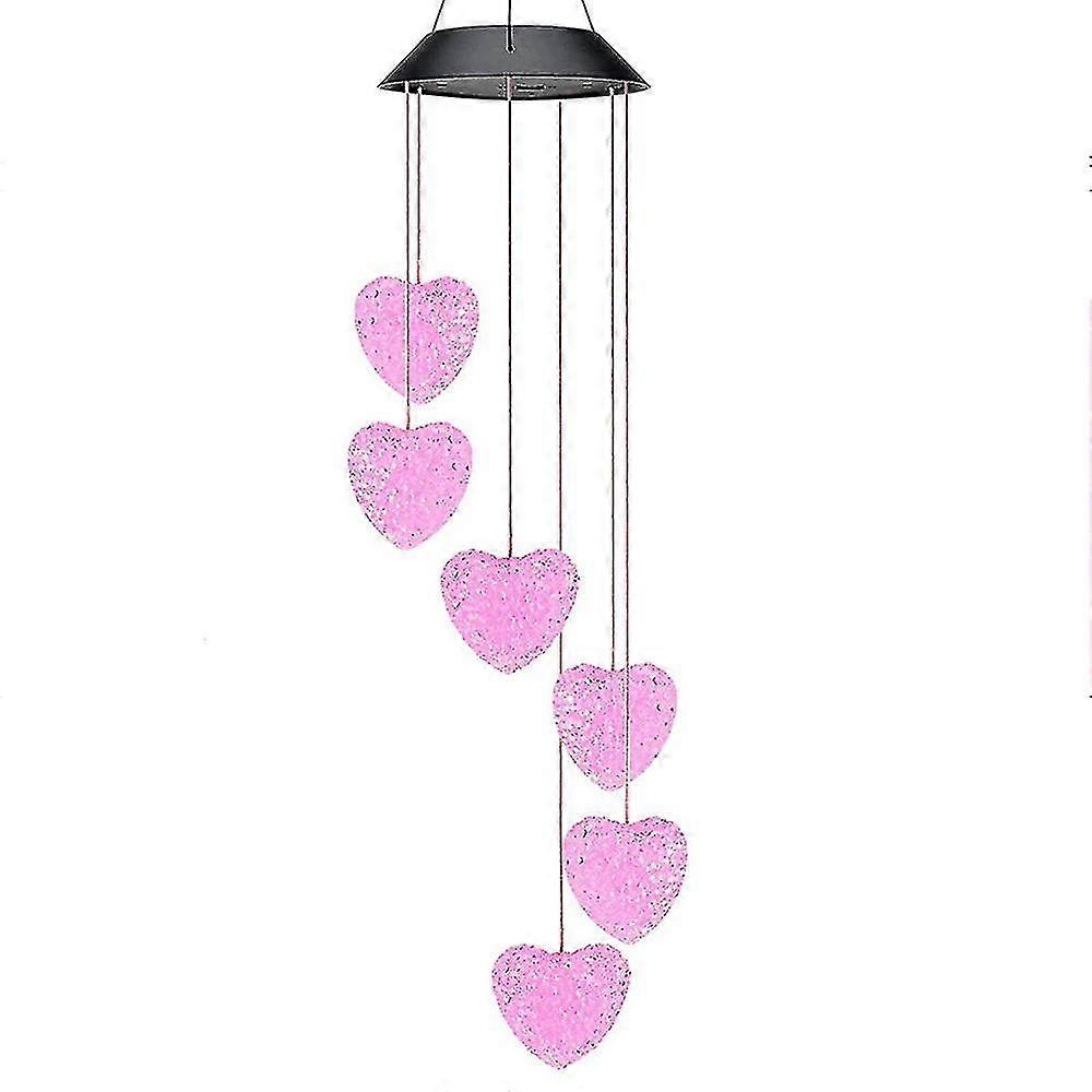 חיצוני שמש לד אהבה פעמון רוח - מתנה מושלמת לאמא וסבתא