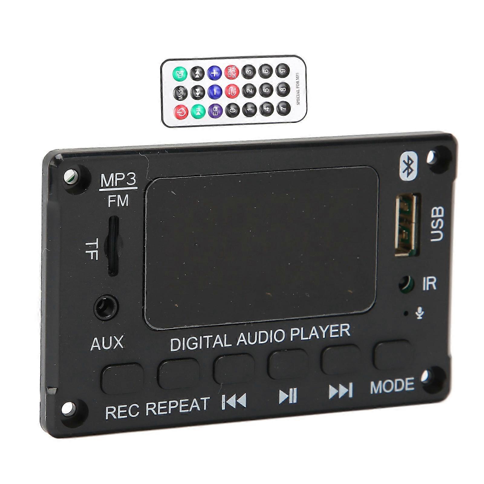 Bluetooth Decoding Board 2x40W Bluetooth MP3 Decoding Board Module Supports Memory Card USB FM Radio
