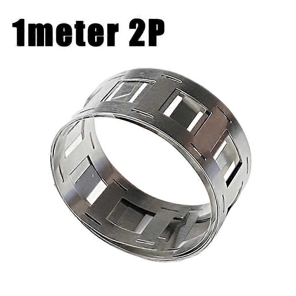 1 מטר 0.15 * 27 מ"מ רצועת ניקל סוללת ליתיום רצועות ניקל עבור חבילת סוללות 18650 2p / 3p / 4p5p / 6p / 7p ריתוך ספוט חגורת ניקל