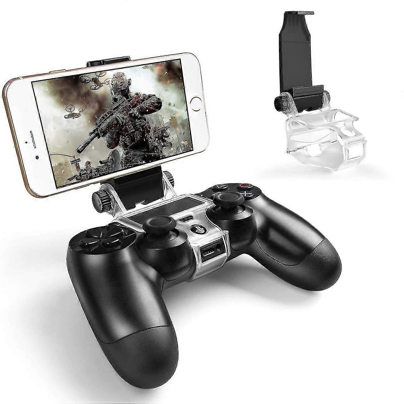 Adjustable Ps4 Controller Phone Holder Rotation Gaming Mount Stand