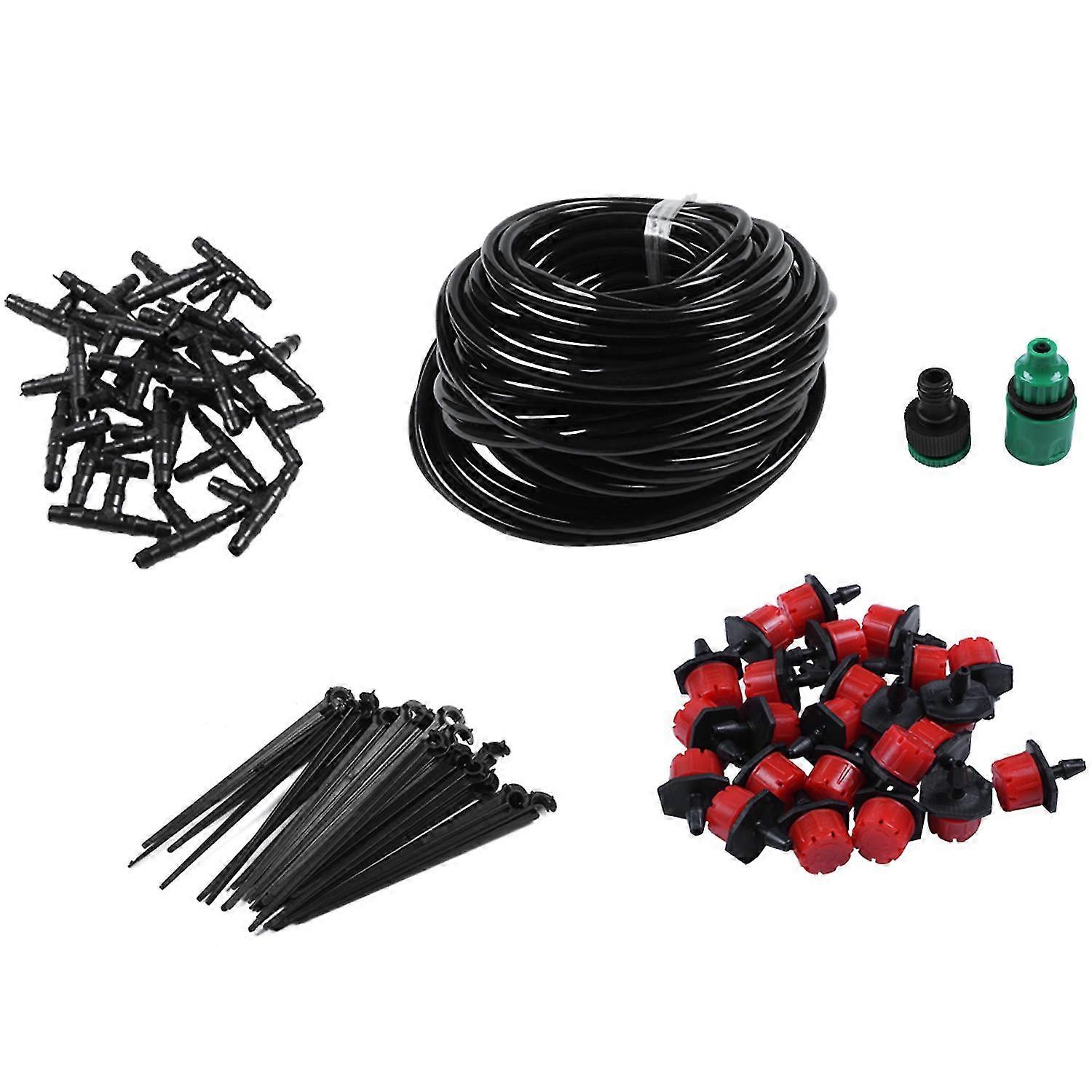 20m Diy Drip Irrigation System Garden Kits With Adjustable Drippers
