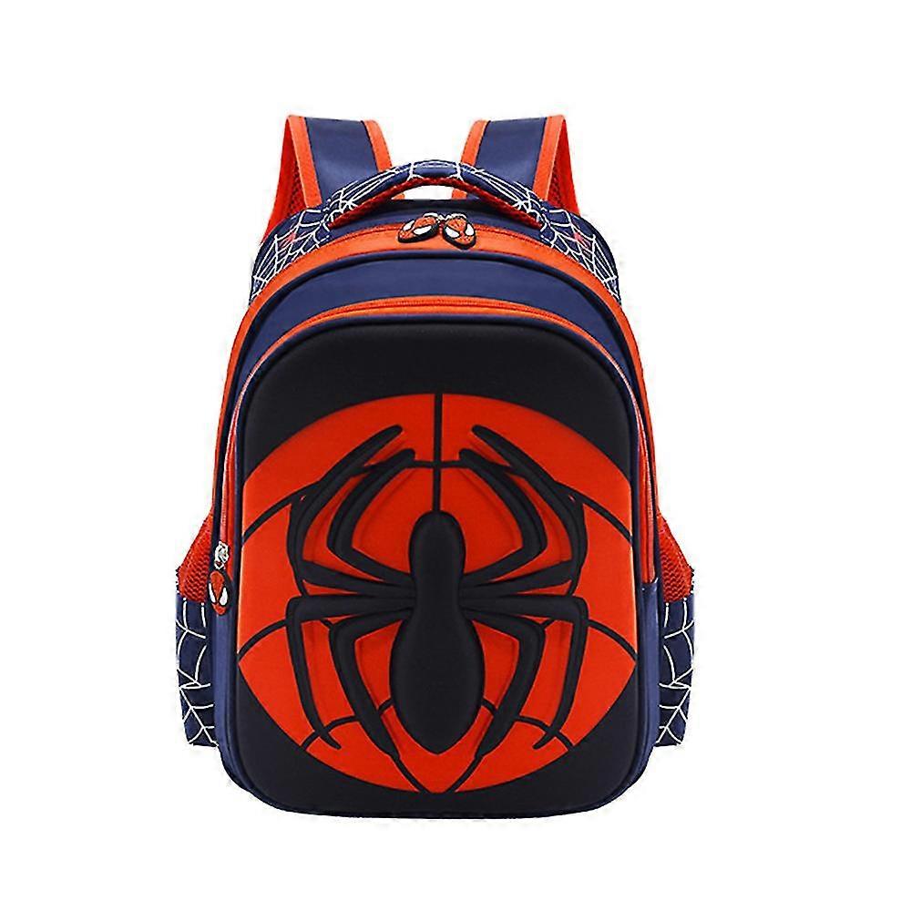 Toddler Spiderman School Backpack 3d Comic Elementary Student Schoolbag Waterproof Lightweight Bookbags For Boys Girls
