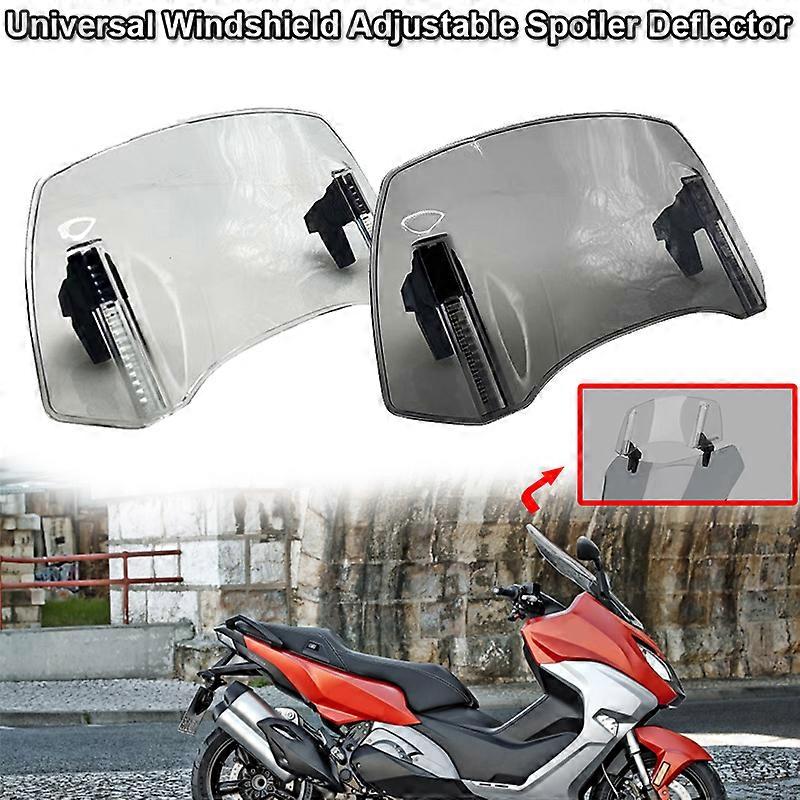 Fit For BMW C400X C400GT C650GT C650 Sport G650GS R1150GS Universal Motorcycle Windshield Extension Adjustable Spoiler Deflector