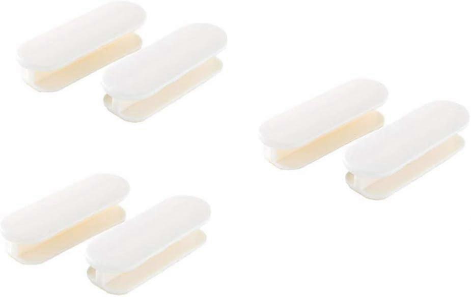 6 Pieces Self-Stick Drawer Knobs ABS Plastic Punch Instant Delivery Cabinet Drawer Handles
