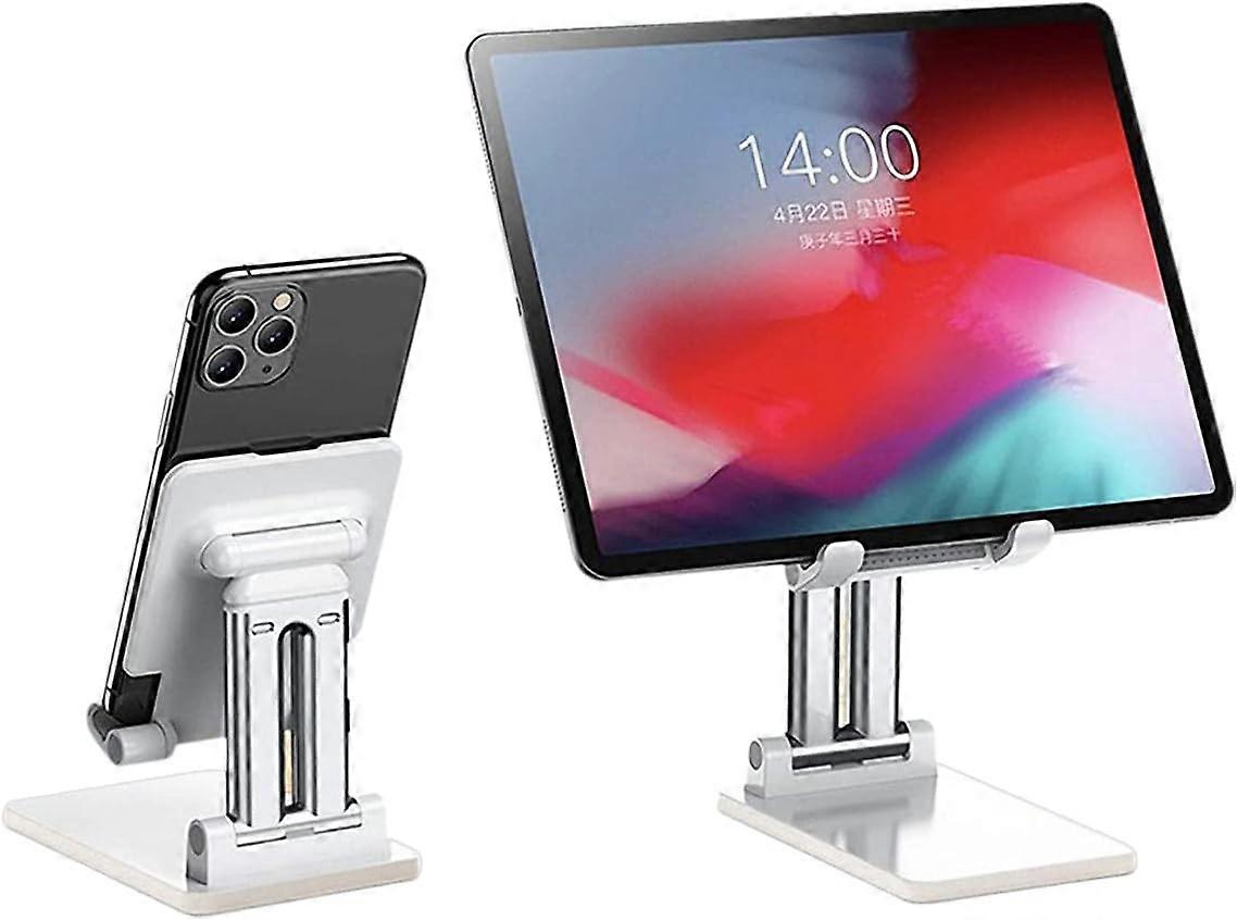 1kpl Tablet-teline voidaan taittaa ja säädettävä jalusta, pöytäteline voidaan taittaa (vain jalusta)