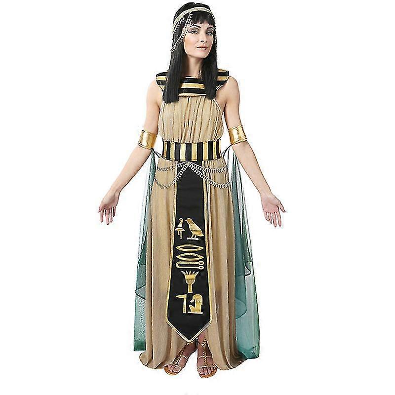 زوجان بالغان الأساطير اليونانية في العصور الوسطى زي فرعون مصري كليوباترا تأثيري كرنفال هالوين حزب يتوهم اللباس