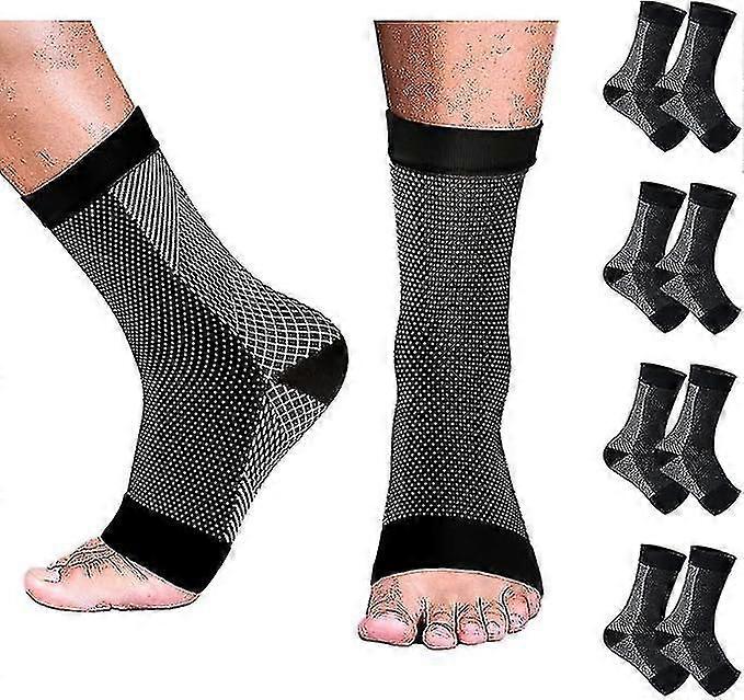 4 Pairs Sports Compression Socks Outdoor Sports Compression Socks Jump Rope Compression Sock - Ankle Support Compression Sock For Men And Womens/m Zzy