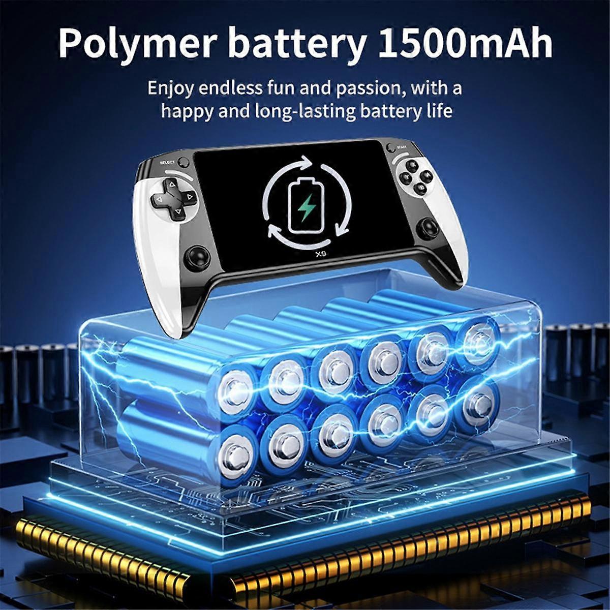 X9 المحمولة لعبة وحدة تحكم 8GB 2000+ ألعاب 5.5 بوصة IPS شاشة ريترو أركيد لعبة وحدة التحكم للأطفال هدية