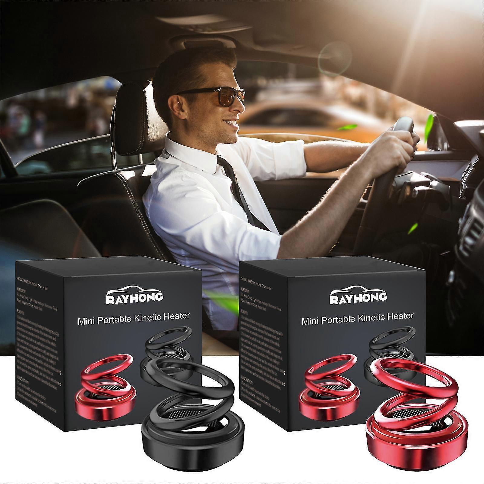 Draagbare kinetische mini-diffusor, mini-draagbare kinetische diffusor, automatisch roterende diffuser met dubbele ring op zonne-energie, elektrische diffusor, draagbare kinetische diffuser F