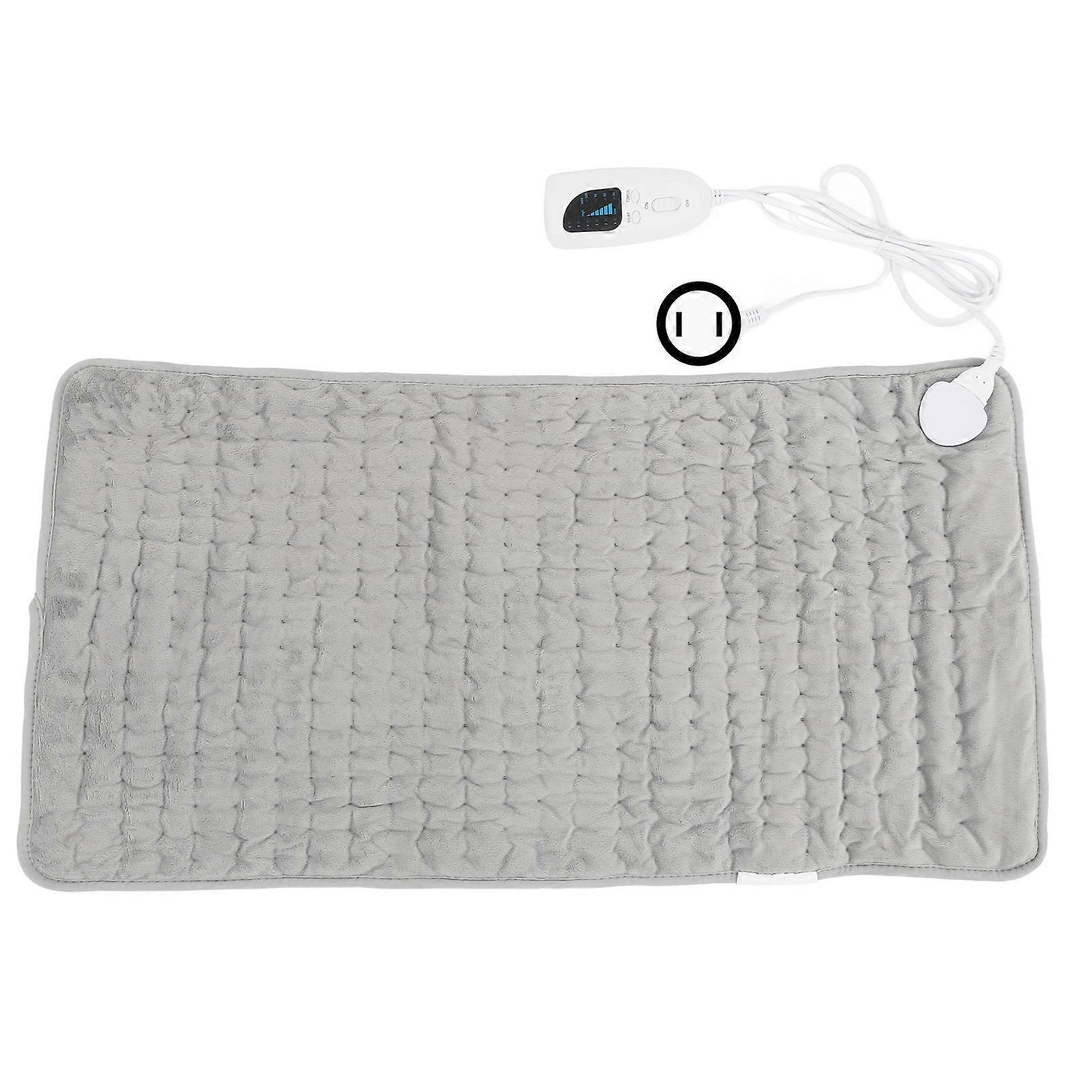 Electric Heating Pad Wet Compress Rapid Balanced Heating Large Heating Pad with 6 Level Temperature Adjustment for Office US Plug 110V