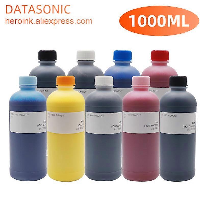 1000ml Pigment ink for Epson P808 P800 ink EPSON pro3800 3880 3850 3890 3885 T5820 P6080 P8080 large format printer plotter ink