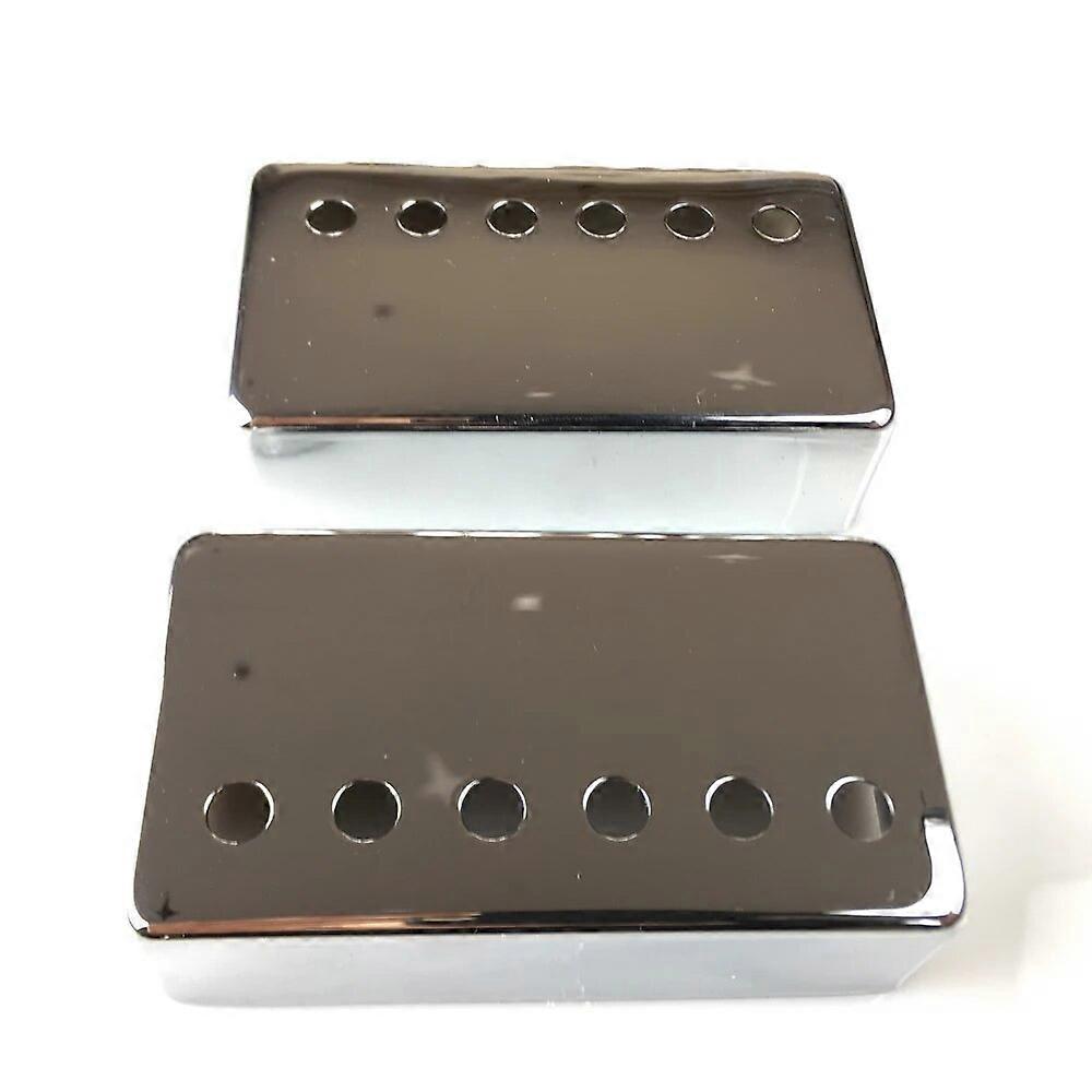 1 SET Humbucker gitarr pickup täcker 50/52mm för LP-delar Krom
