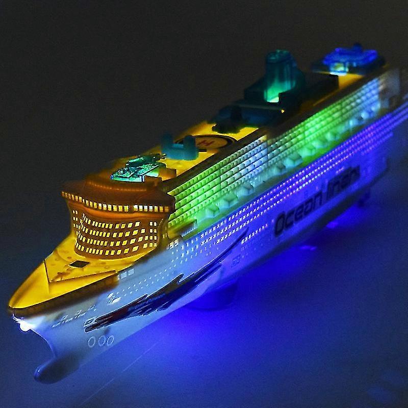 Verlichting Muziek Cruiseschip Algemeen Speelgoedboot Model Elektrisch Speelgoed Kinderspeelboot