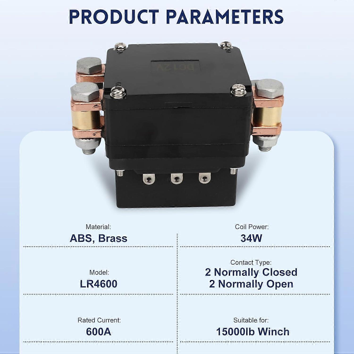 Solenoid Relay, 12v 500a Winch Relay Solenoid Replacement Contactor 407eeb1c C106 48b9 9219 3d35529ea9f5.6688a1e046f5df2e378440862f4c4b00