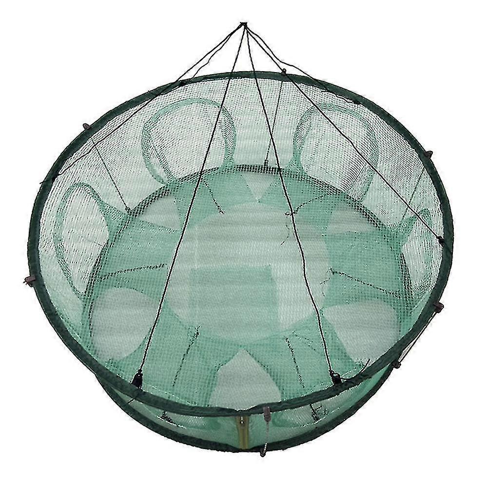 Automatic Fishing Net Trap Cage Round Shape Durable Open For Crab Crayfish