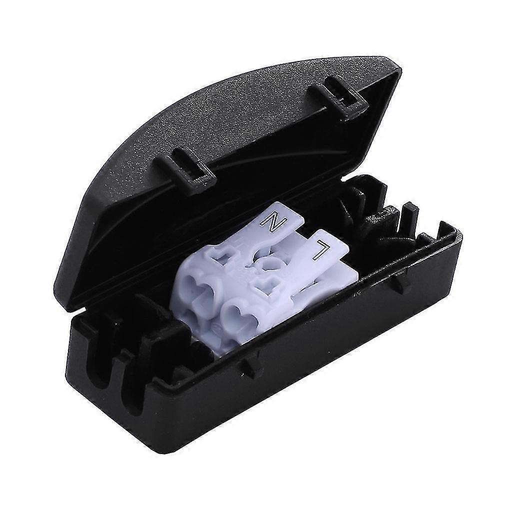Plastic Waterproof Ip20 2 Way External Electrical Junction Box Outdoor Black