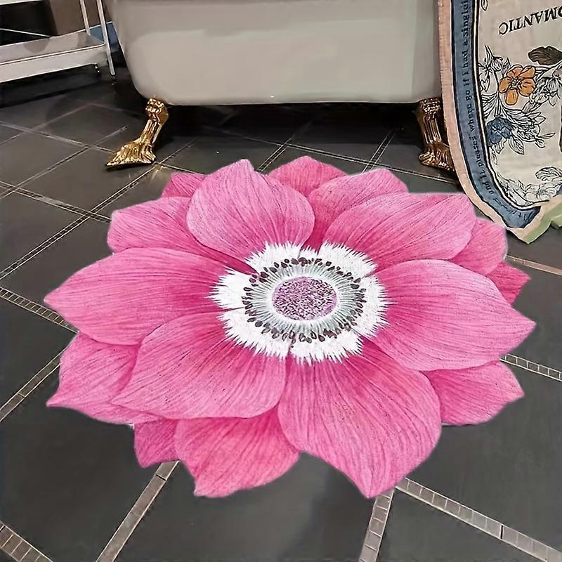 村上隆 Flower Floor Mat Pink × White フロアマット Flower Floor Mat