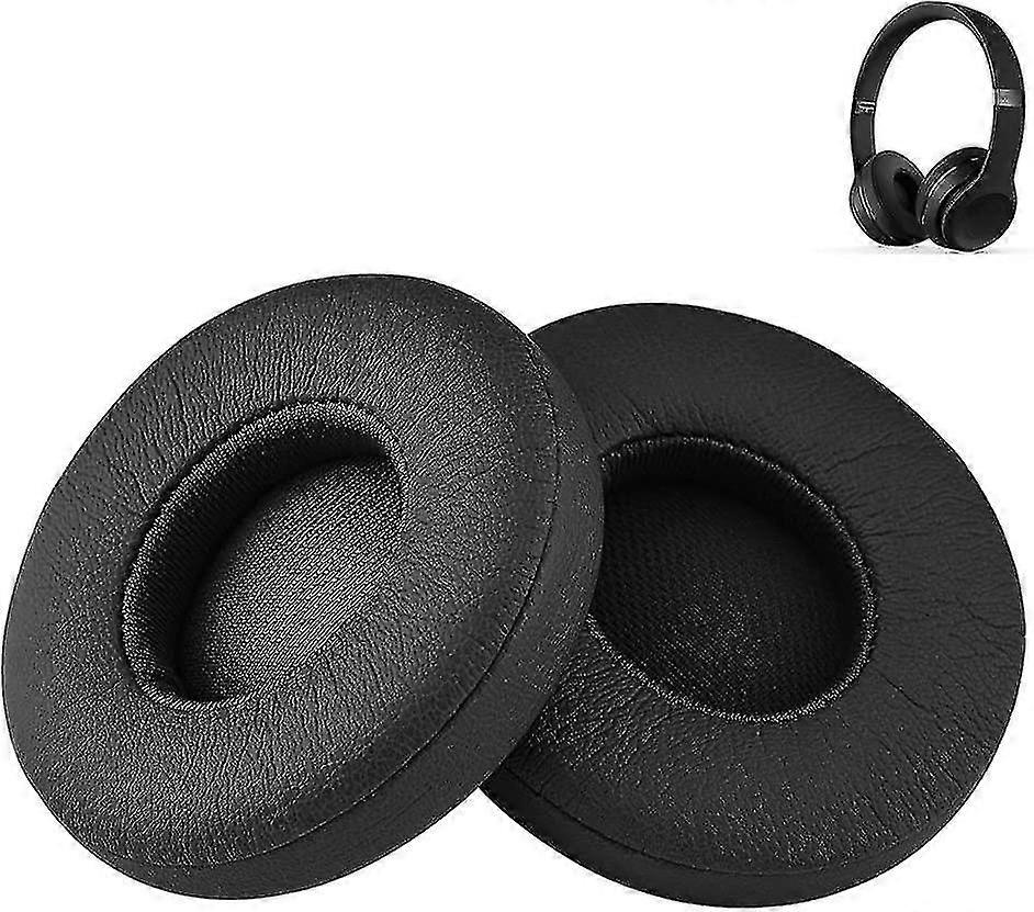 Solo 3 Earpad Replacement Solo 2 Ear Pads Cushion Accessories Compatible With Beats By Dre Solo3/solo2 Wireless A1796/b0534 Headphones, Made Of Protei