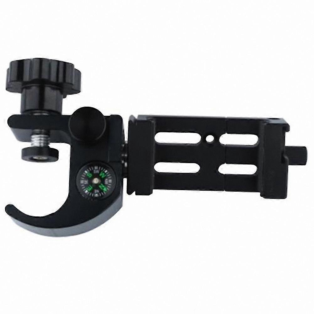 Pole Clamp With Compass & Phone Holder Bracket Cradle ,gps,for Trimble Topocn Data Collector Statio