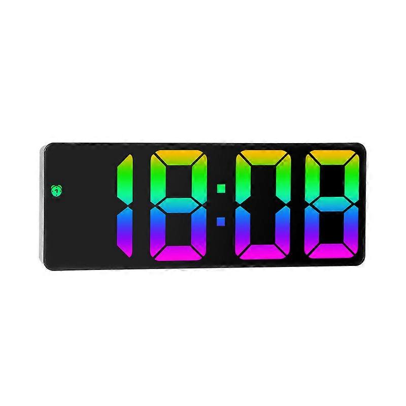 Digital Alarm Clock, (New Version) LED Alarm Clock, Dual Powered