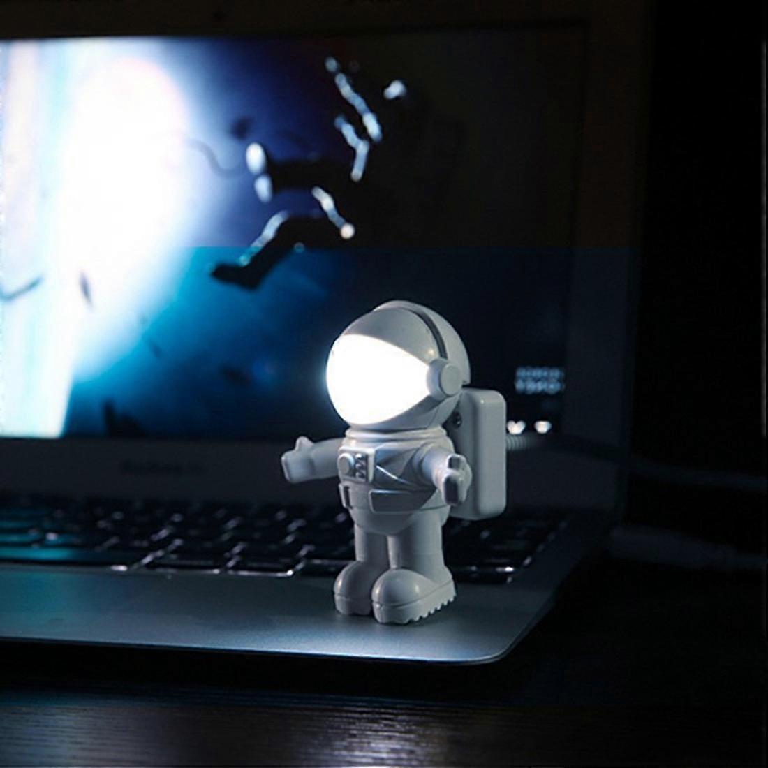 Cool New Astronaut Spaceman USB LED Adjustable Lamp Desk Night Light for Computer PC