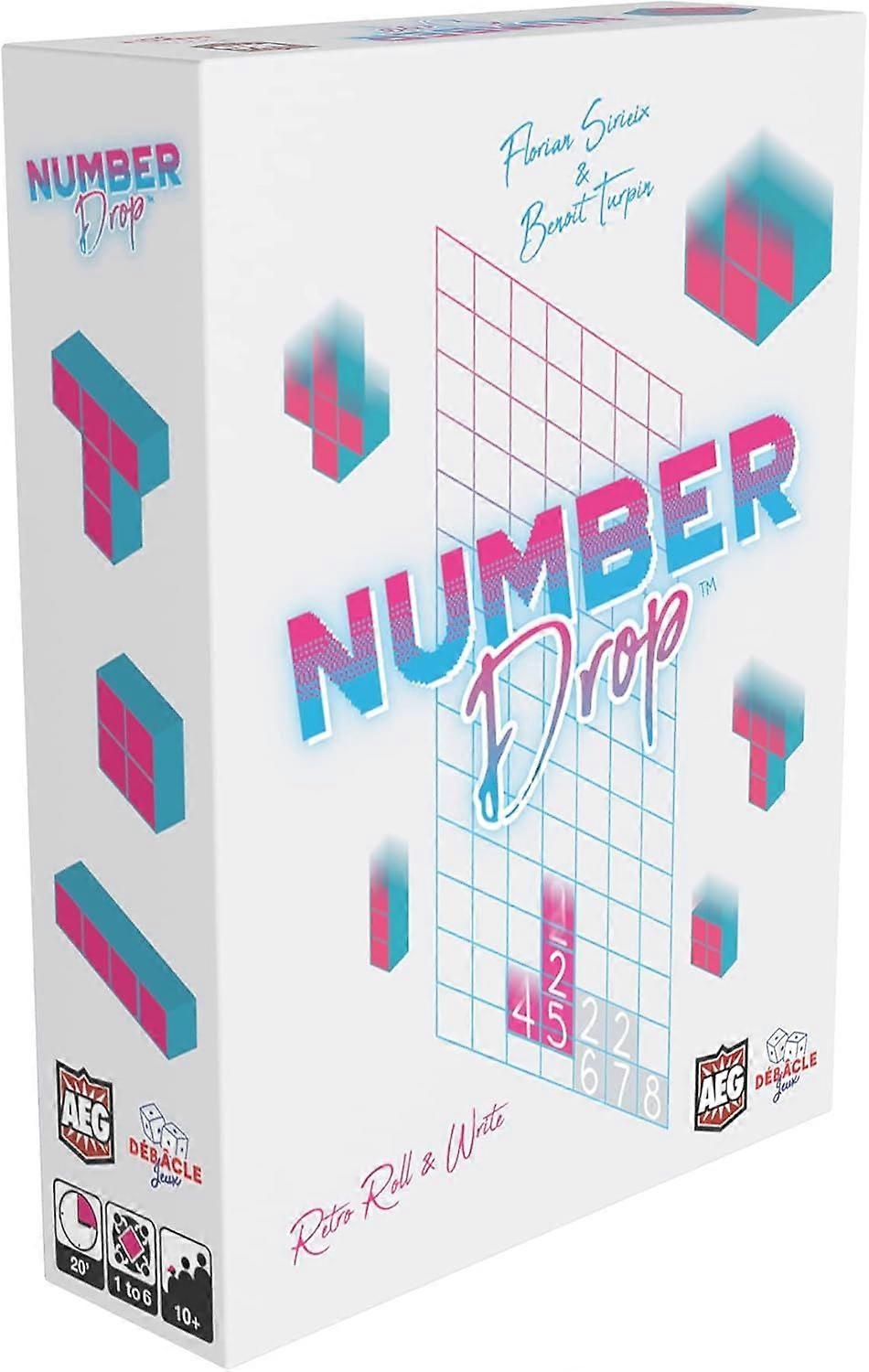 Number Drop Board Game