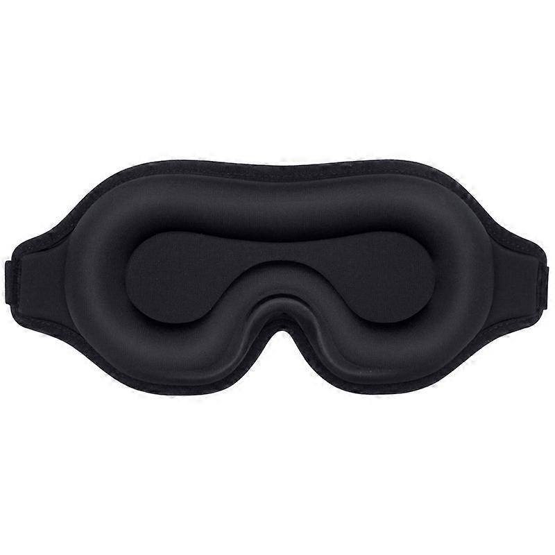 Sleep Mask 1 Pack 3D Contoured with Adjustable Strap