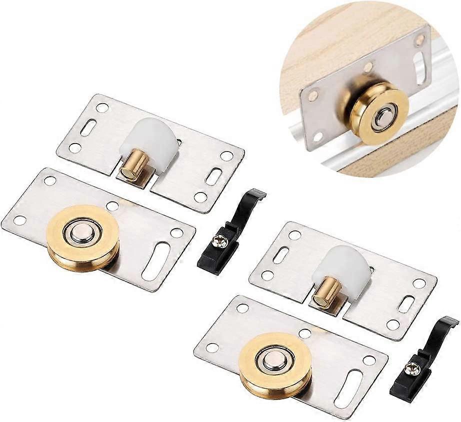 2 stk skyvedør rullehjul