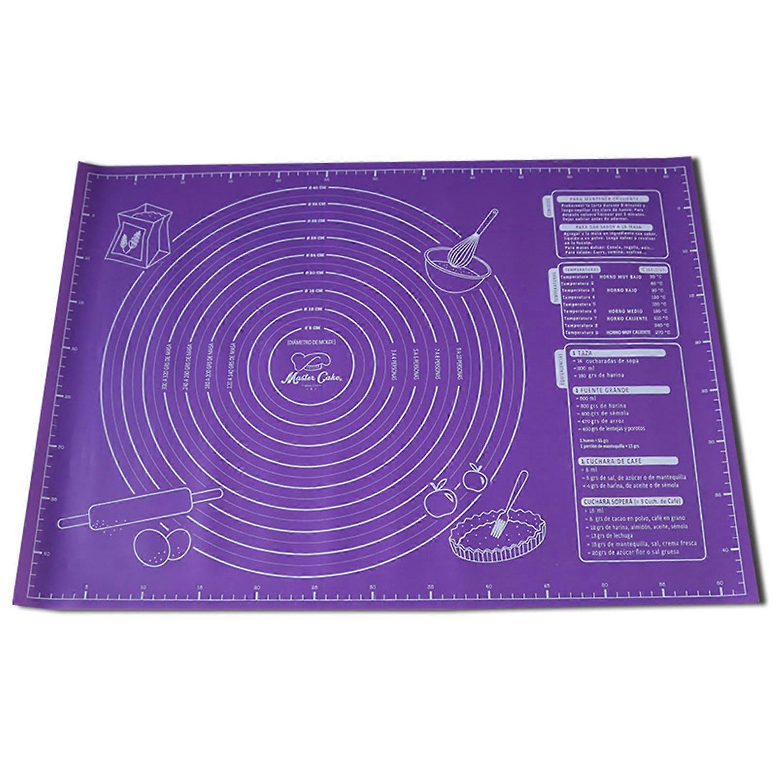 Dough Mat Scale Ring Design Static Absorption Silicone Kitchen Rolling Dough Pad for Pastries KAESI