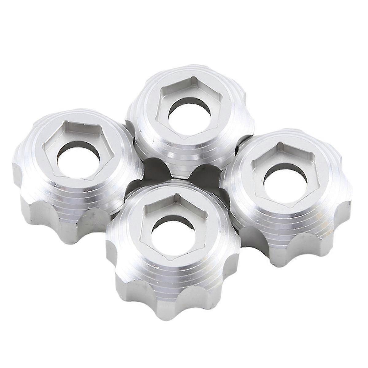 4Pcs Alloy Wheel Adapter 3.8 Inch Wheel Adapter for PL ProLine 3.8 Inch 8x32 to 17mm Wheel