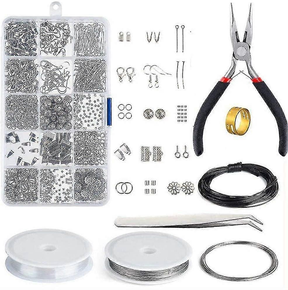8pcs/set Jewelry Making Kit Repair Tools Accessories Beading Wire Pack