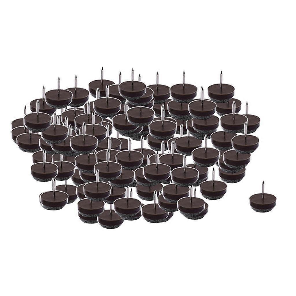 ネイルオン家具スライダーテーブルチェア脚木製フロアプロテクターフェルトパッド25mm200pcs